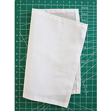 1:6 Scale White Scarf